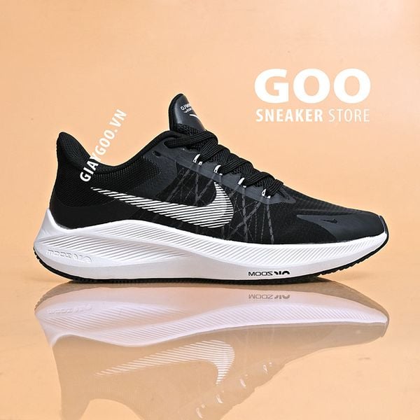 nike winflo 8  core black white rep 11 siêu cấp