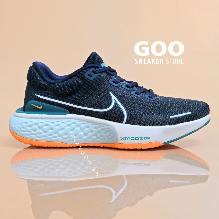  Nike Zoomx Invincible Run FK  2 Đen Navy Đế Cam (Like Auth) 