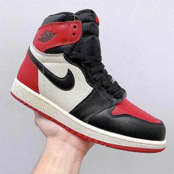  Nike Air Jordan 1 High - Bred Toe 1:1 