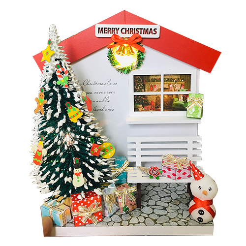 Cách làm mô hình giáng sinh đẹp lung linh trang trí noel  Học May