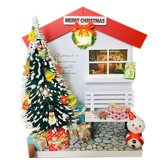 Mô Hình Gỗ DIY Noel Để Bàn - Cây Thông Giáng Sinh - NOEL02