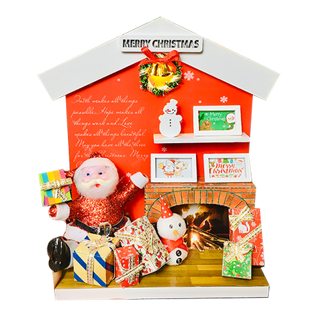 Mô Hình Gỗ DIY Noel Để Bàn - Santa Claus - NOEL01