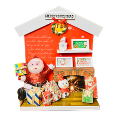 Mô Hình Gỗ DIY Noel Để Bàn - Santa Claus - NOEL01