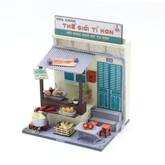 Mô Hình Sài Gòn Xưa Và Nay - Bắp Nướng Sài Gòn - AD10