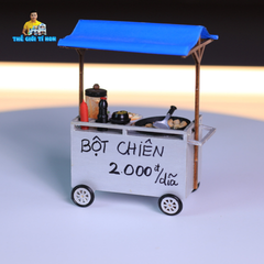 Sài Gòn Xưa - Mô Hình Hàng Rong - Xe Bột Chiên - HR14