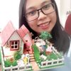 mô hình búp bê bằng gỗ tí hon của bạn Hạnh Nguyễn