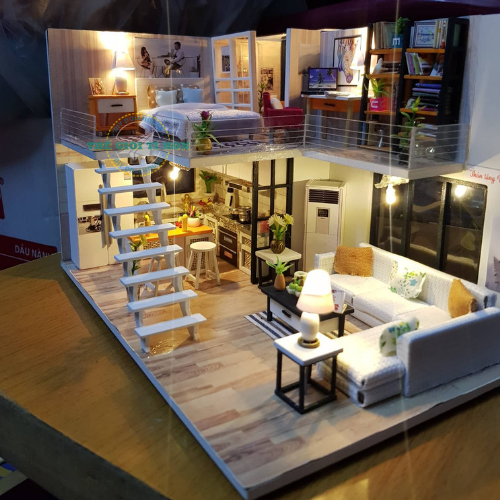 Mô hình nhà gỗ DIY được yêu thích tại SGXưa