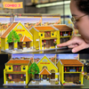 Set Combo Hội An 3 Mô Hình Lắp Ráp Kiến Trúc Trúc Hội An HA164 - Nhà Cổ Tấn Ký + Chợ Hội An + La Thiên Thái + Thế Giới Tí Hon - CBHA3