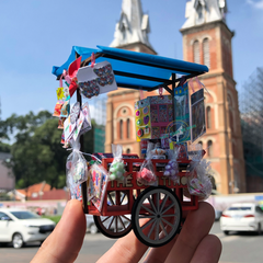 Sài Gòn Xưa Và Nay - Mô Hình Hàng Rong - Xe Đồ Chơi - HR10