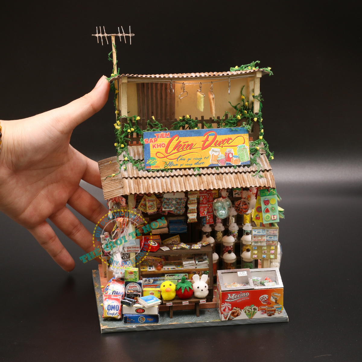Mo Hinh Gỗ Sai Gon Xưa Diy Tiệm Sạp Kho Ma Sp Sg01 Mo Hinh Lắp Rap Handmade Thu Nhỏ Diy Bằng Gỗ Mẫu đẹp Hcm