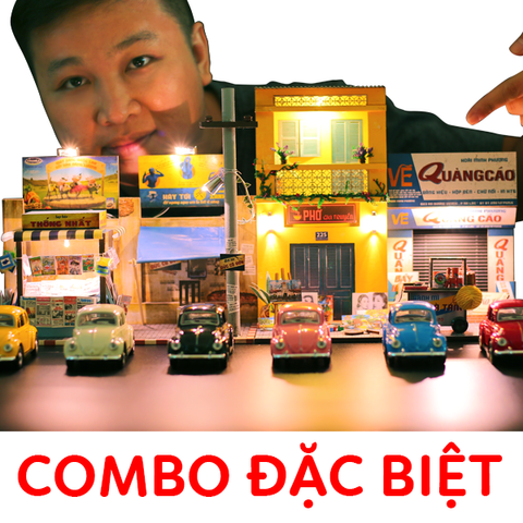 Combo 1 Mô Hình Đường Phố Sài Gòn