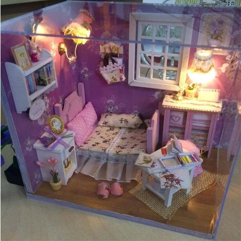 DIY Mô hình phòng ngủ dễ thương của Chị Nhung