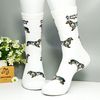 Vớ dài trắng hoạ tiết các giống chó