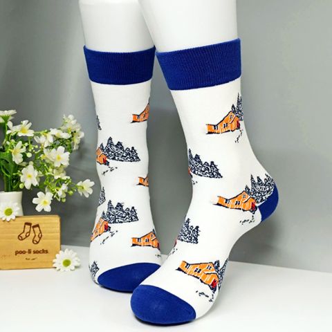  Vớ dài hoạ tiết thiên nhiên 