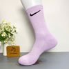 Vớ dài hoạ tiết NIKE tím nhạt