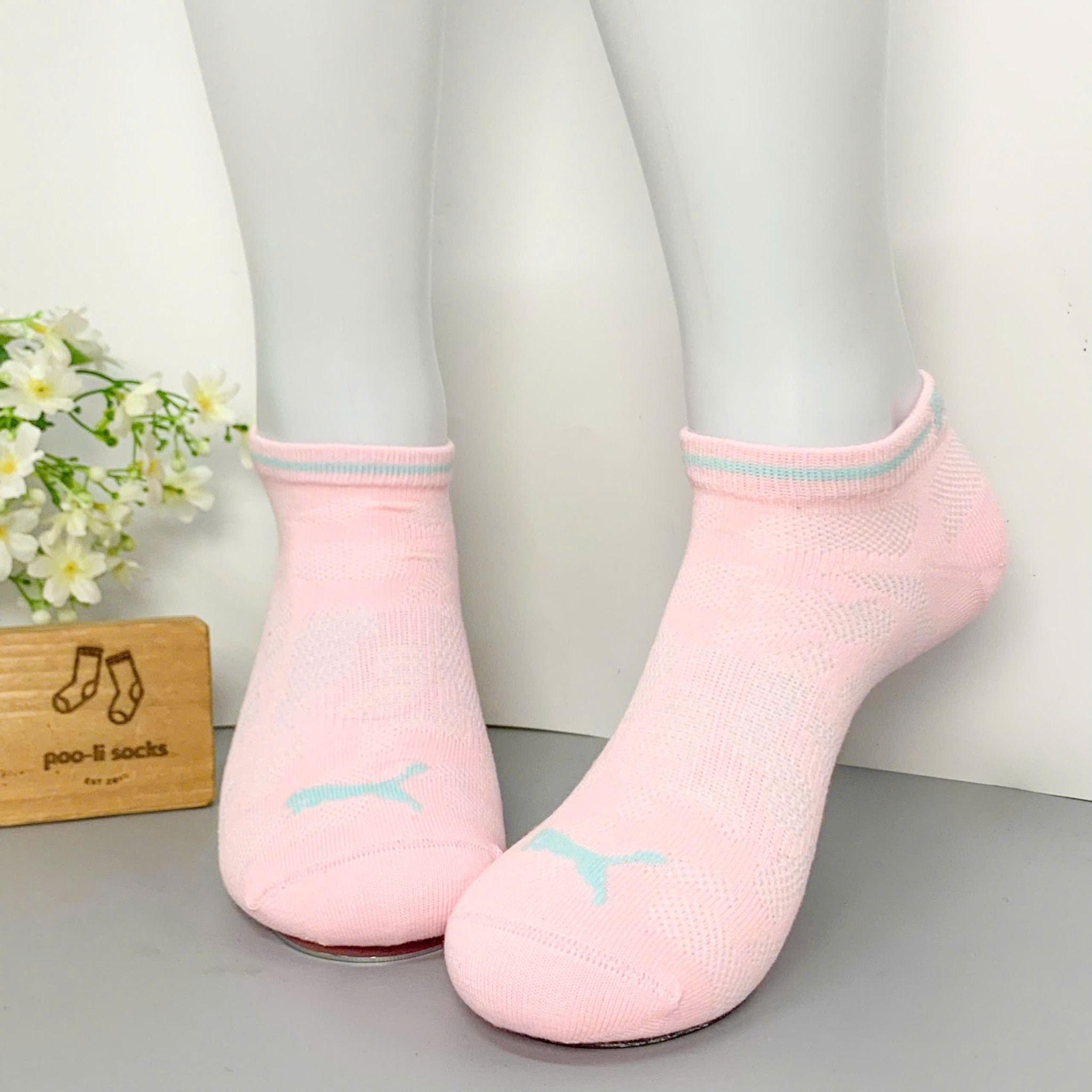 Vớ ngắn hiệu Puma hồng