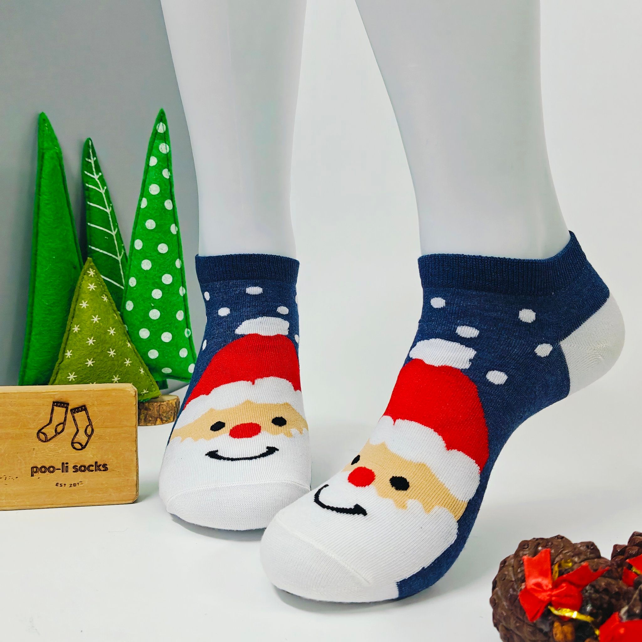 Vớ ngắn họa tiết giáng sinh - noel