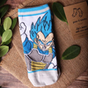 Vớ ngắn họa tiết Vegeta xám