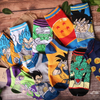 Vớ ngắn họa tiết Broly xanh lá