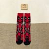 Vớ dài đỏ hoạ tiết DEADPOOL