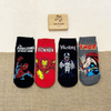 Vớ ngắn hoạ tiết siêu anh hùng MARVEL đen người nhện