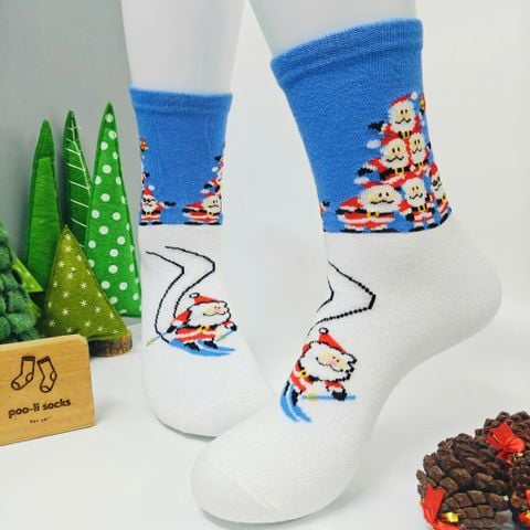 Vớ trung họa tiết giáng sinh - noel