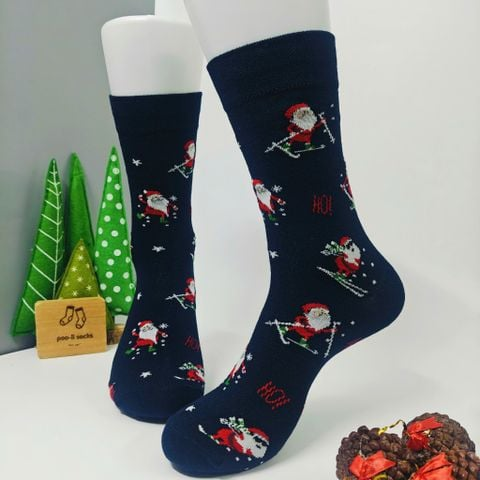 Vớ dài hoạ tiết Giáng sinh - Noel