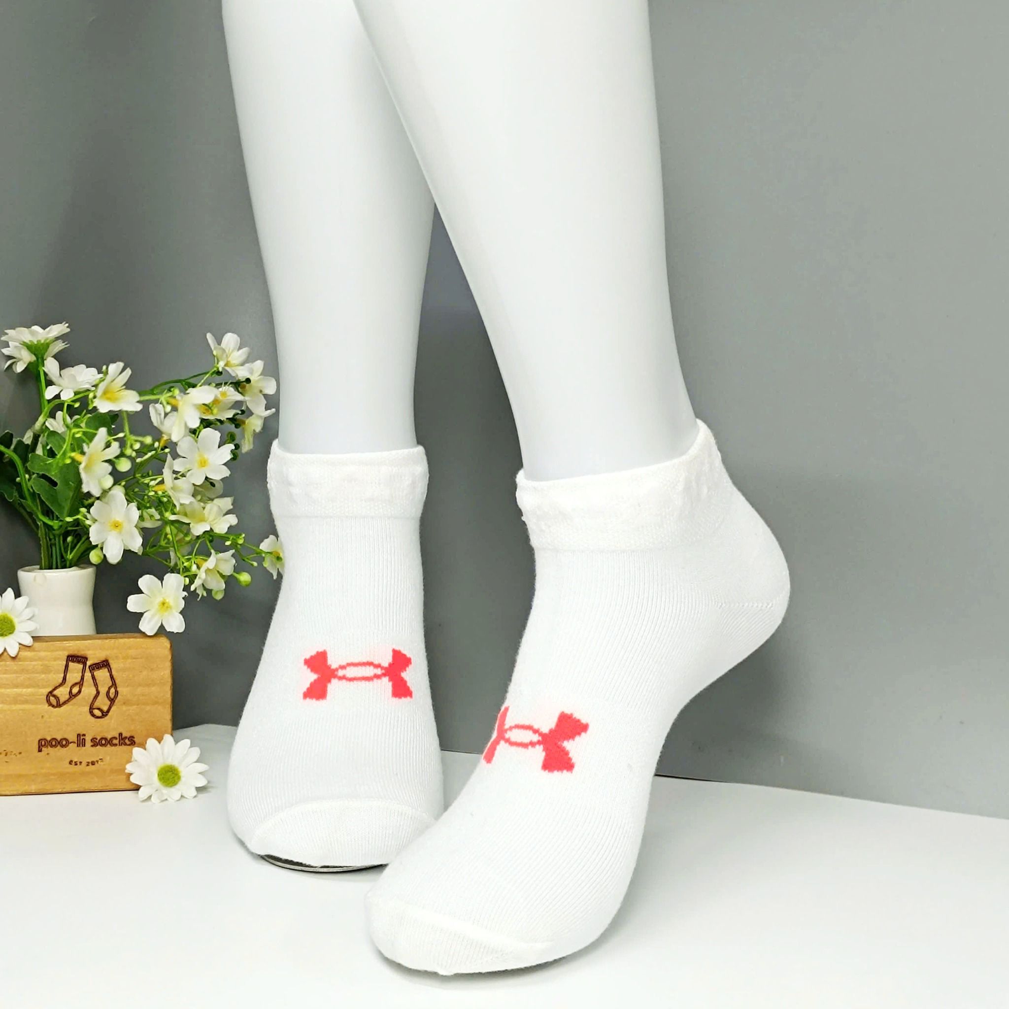 Vớ ngắn họa tiết thể thao Under Armour