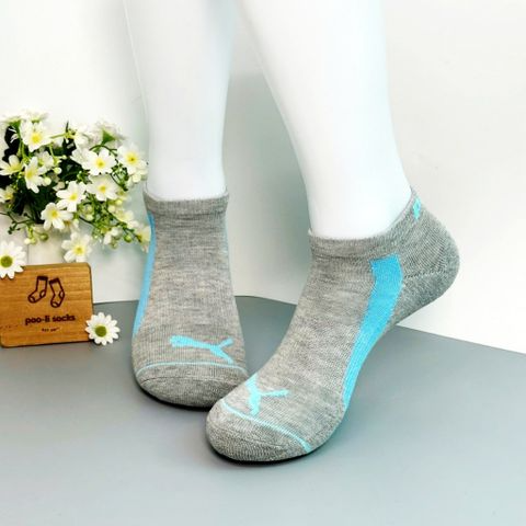 Vớ ngắn họa tiết thể thao PUMA xanh lá
