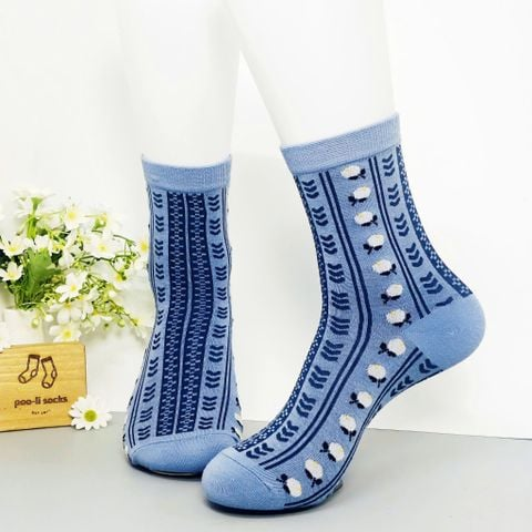 Vớ trung họa tiết 1 dòng hoa