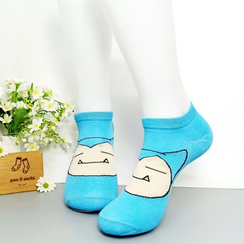 Vớ ngắn họa tiết hoạt hình xanh
