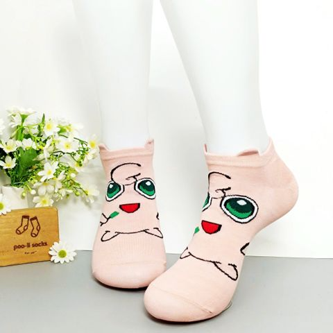 Vớ ngắn họa tiết Pokemon hồng