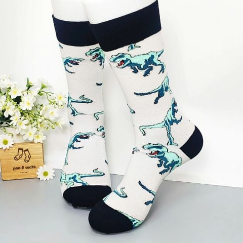 Vớ dài hoạ tiết khủng long