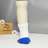 Vớ ngắn trẻ em 0-5 tuổi trắng gót xanh sọc