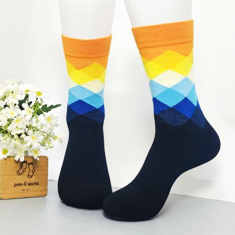 Vớ dài họa tiết quả trám nhiều màu