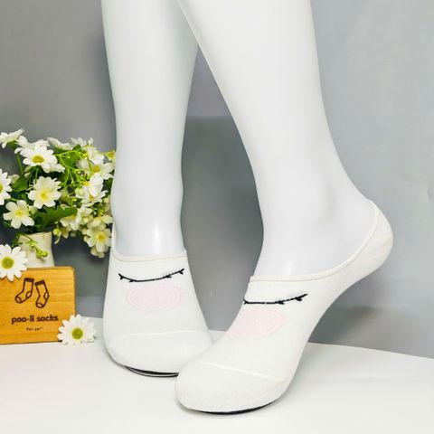 Vớ ngắn họa tiết xoáy màu hồng