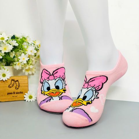 Vớ ngắn hoạ tiết hoạt hình Daisy hồng