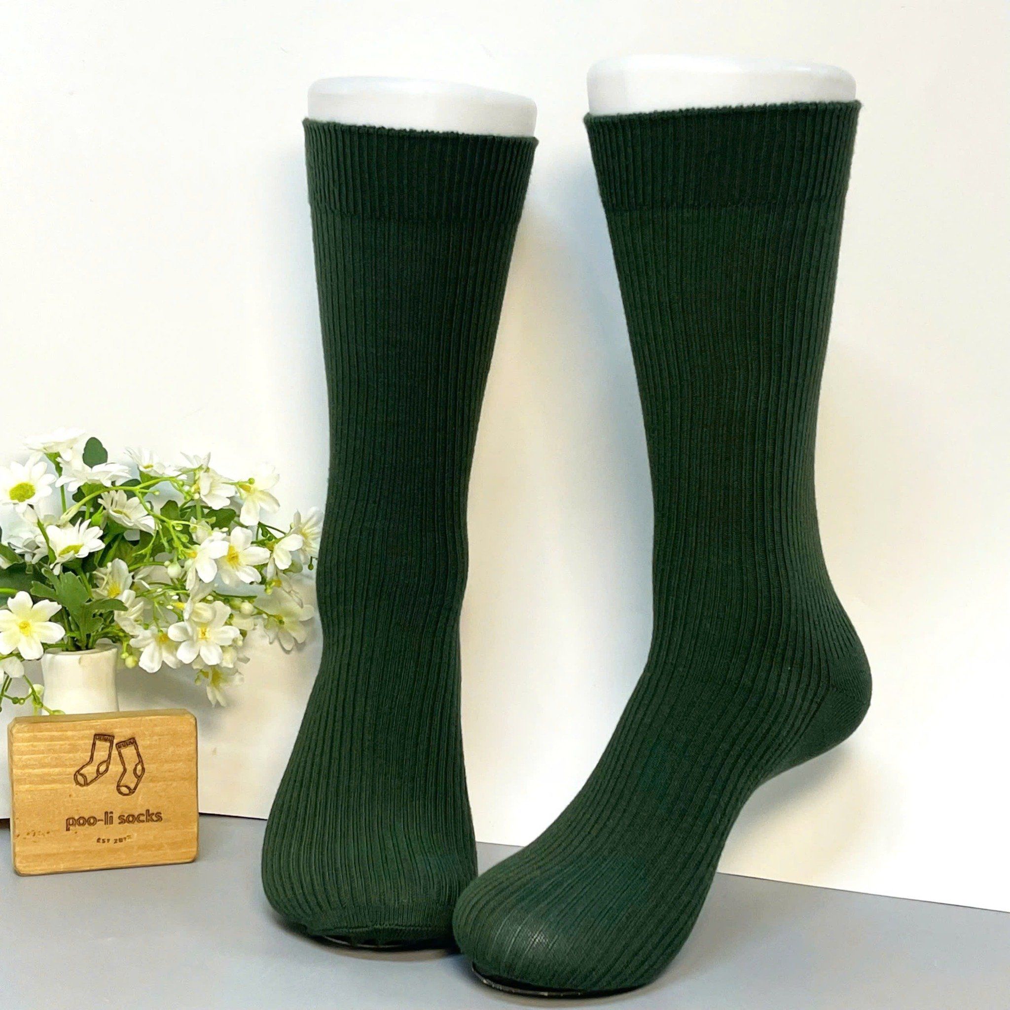 Vớ dài màu trơn xanh lam