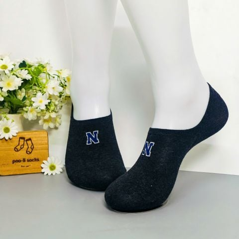 Vớ giấu chữ N màu xám đậm