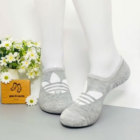 Vớ giấu họa tiết thể thao xám