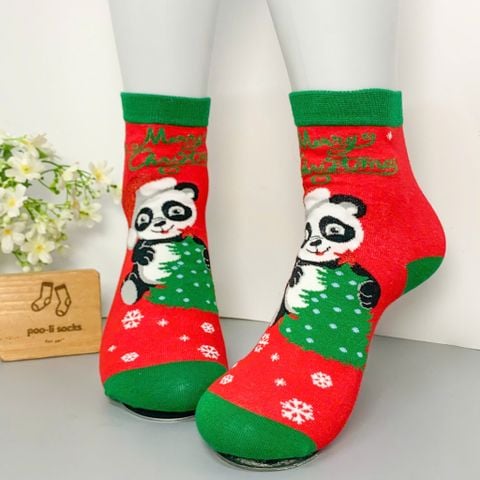  Vớ trung họa tiết giáng sinh - noel 
