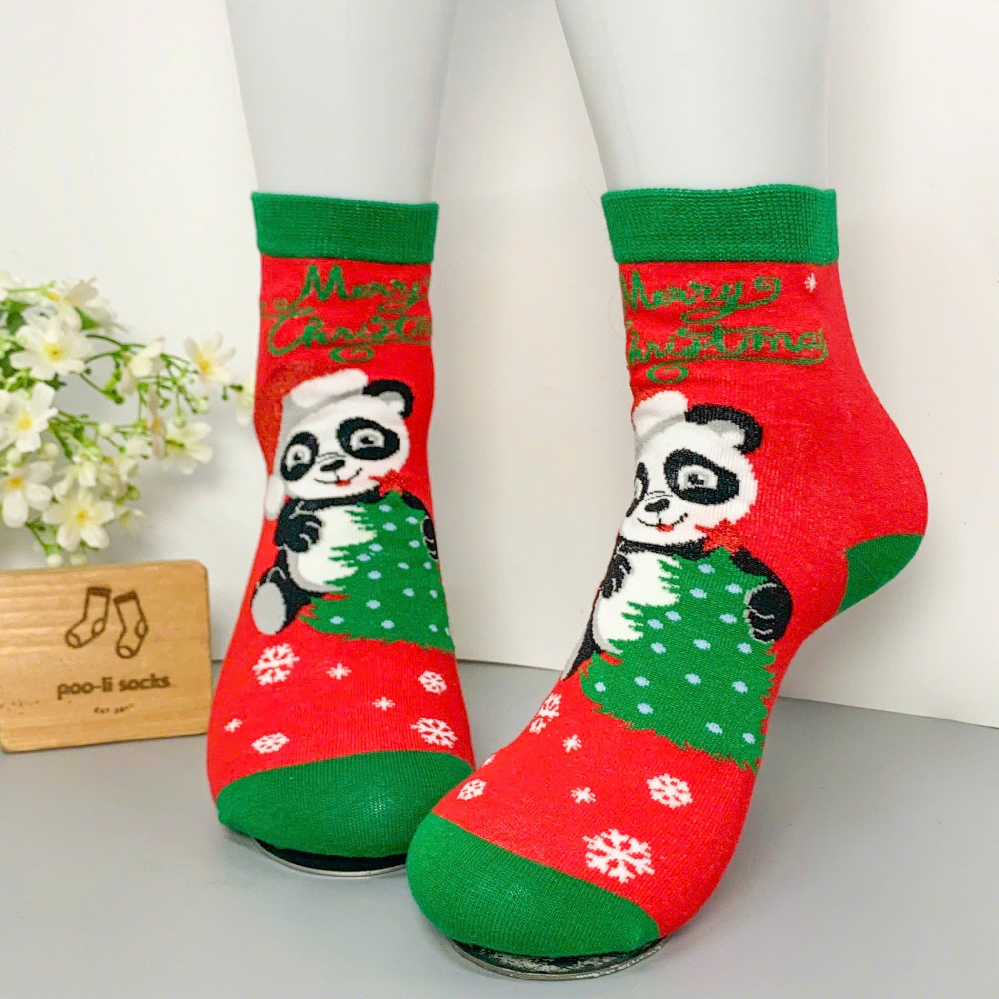 Vớ trung họa tiết giáng sinh - noel