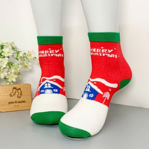  Vớ trung họa tiết giáng sinh - noel 