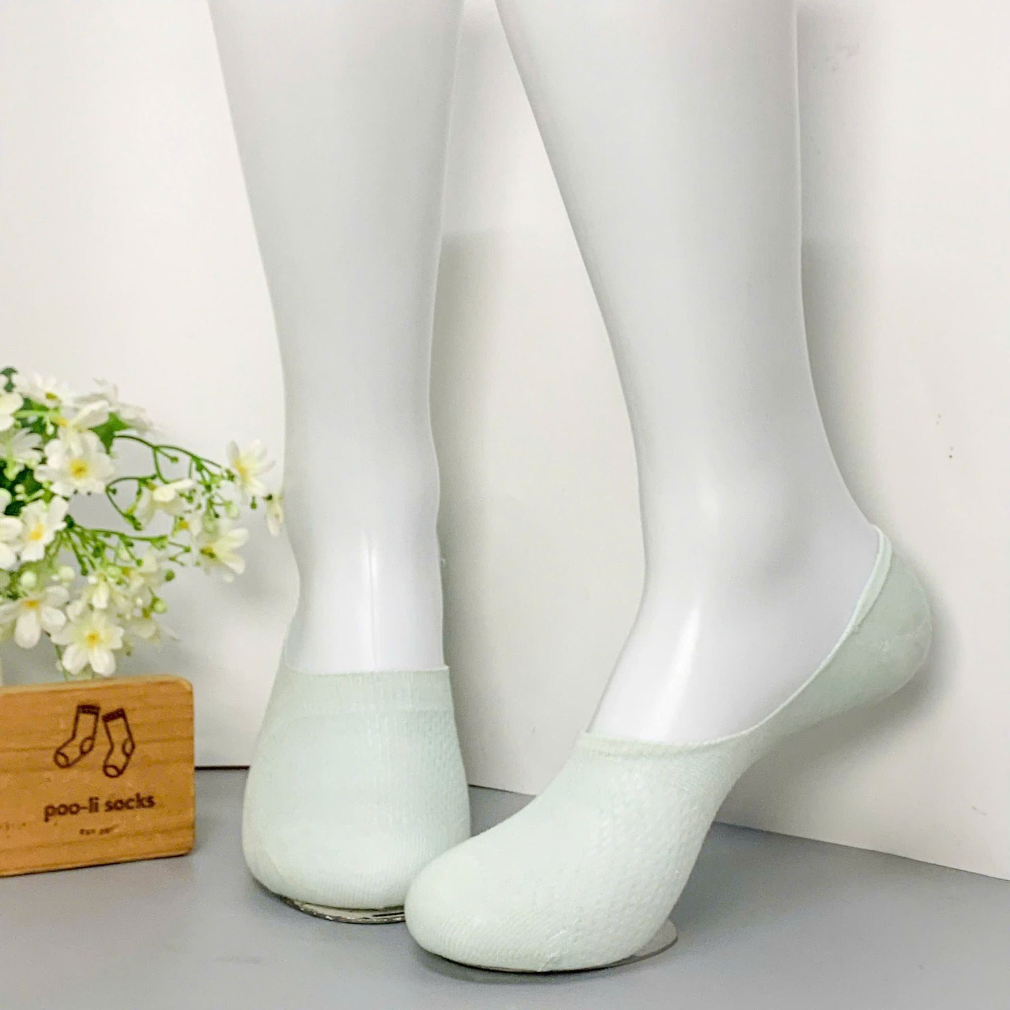 Vớ giấu màu xanh Mint