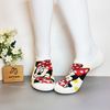 Vớ ngắn hoạ tiết hoạt hình Mickey trắng