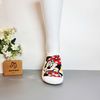 Vớ ngắn hoạ tiết hoạt hình Mickey trắng