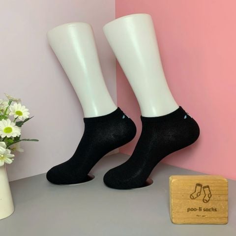  Vớ ngắn màu đen họa tiết bình nước 