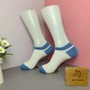 Vớ ngắn màu trắng gót xanh