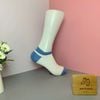 Vớ ngắn màu trắng gót xanh