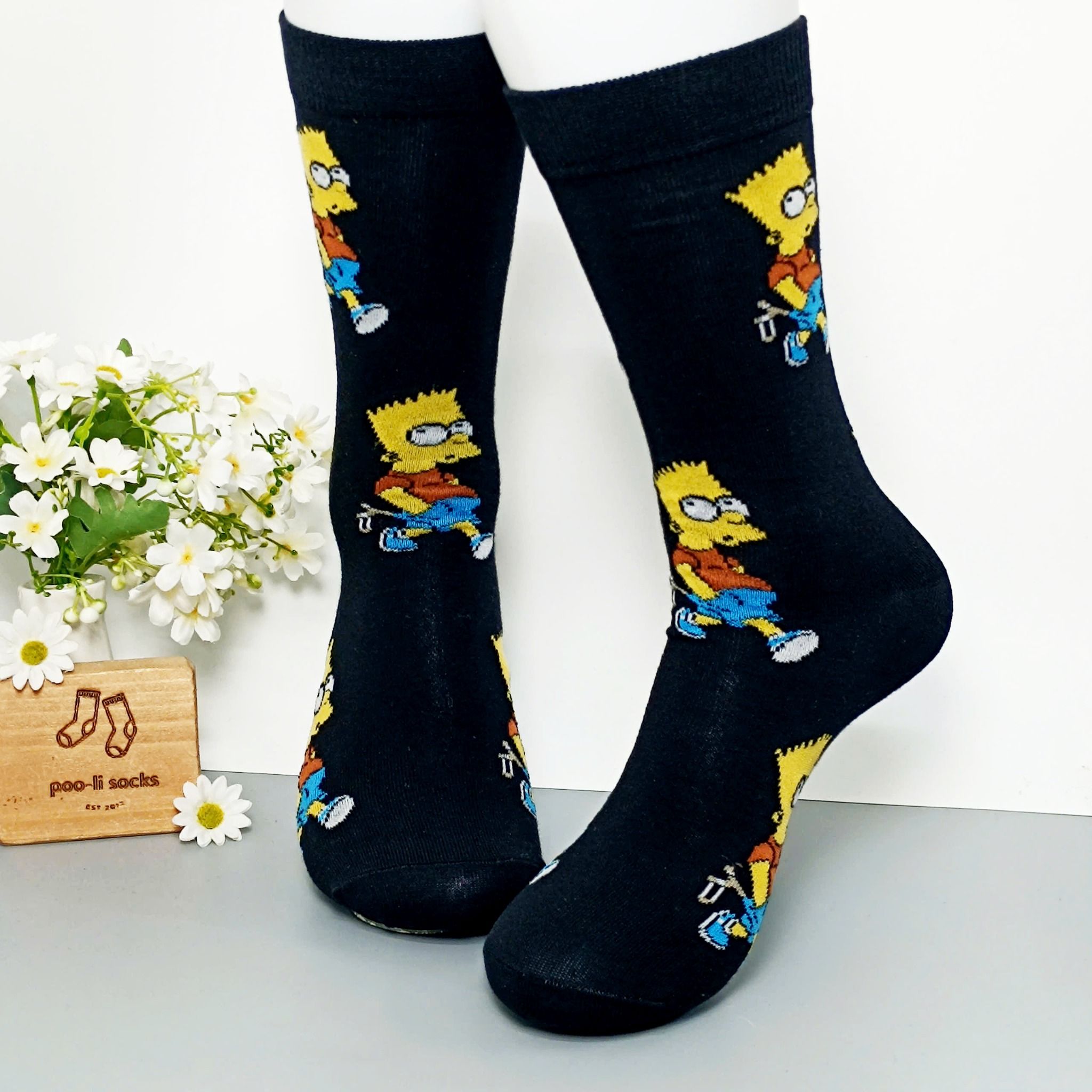 Vớ dài đen nhân vật BART SIMPSON